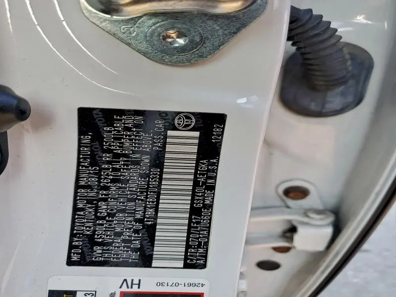 2015 TOYOTA AVALON XLE  