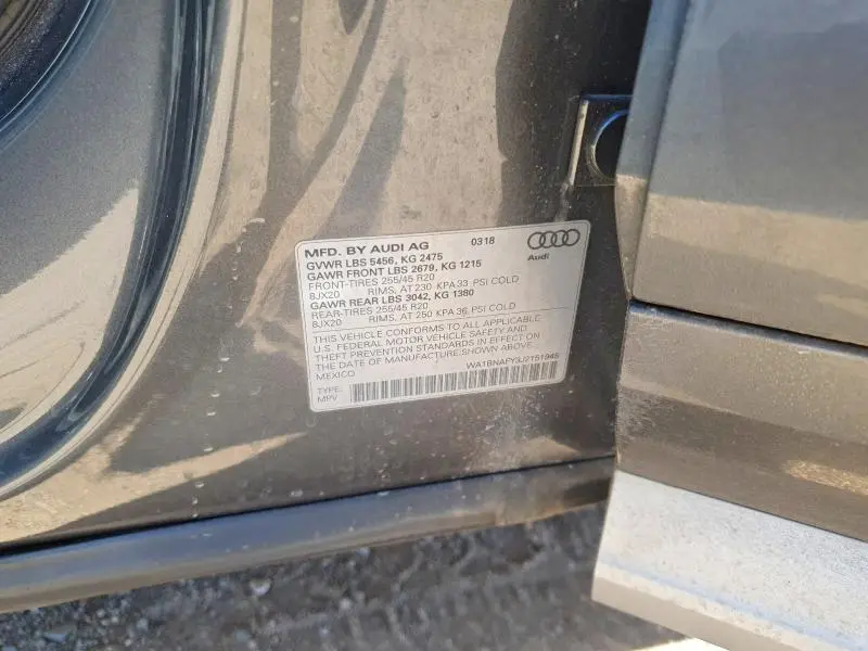 2018 AUDI Q5 PREMIUM PLUS  