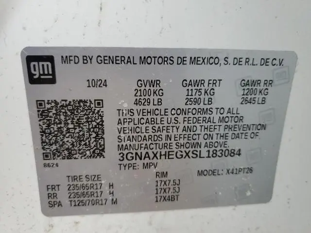 2025 CHEVROLET EQUINOX LT  