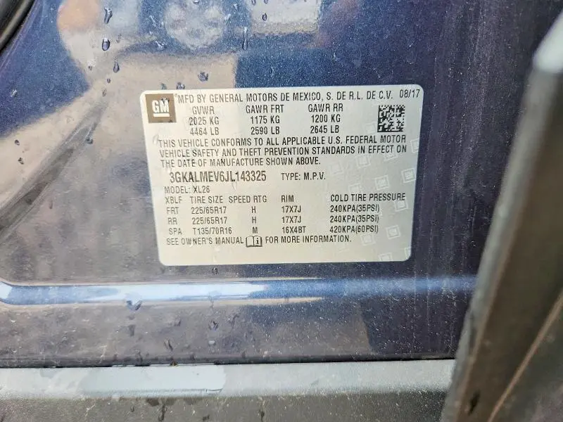 2018 GMC TERRAIN SLE  