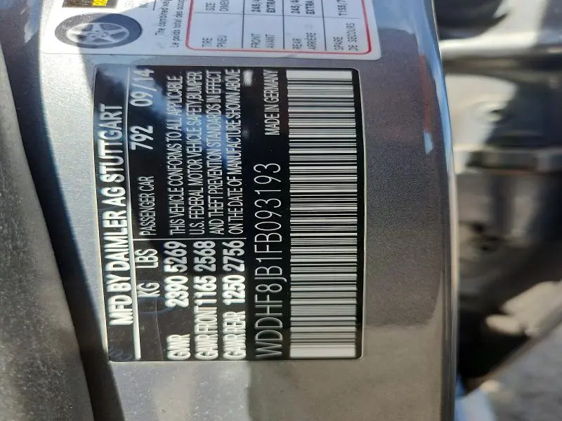2015 MERCEDES-BENZ E 350 4MATIC  