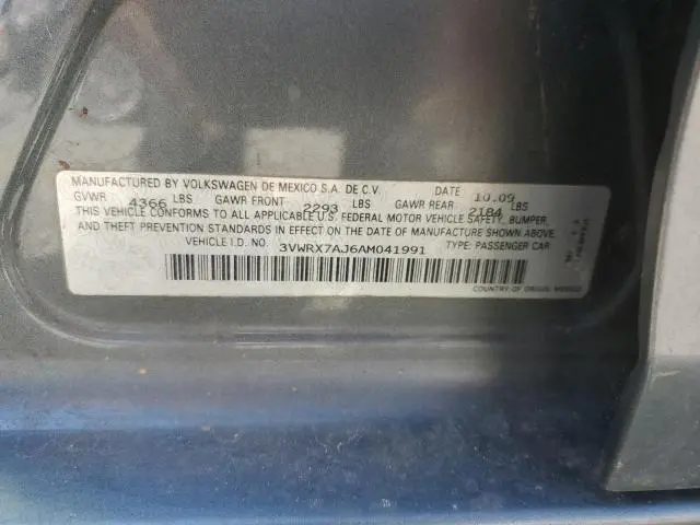 2010 VOLKSWAGEN JETTA SE  