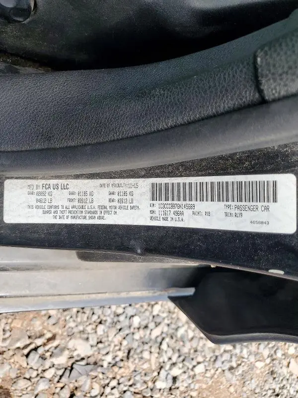 2016 CHRYSLER 200 S  