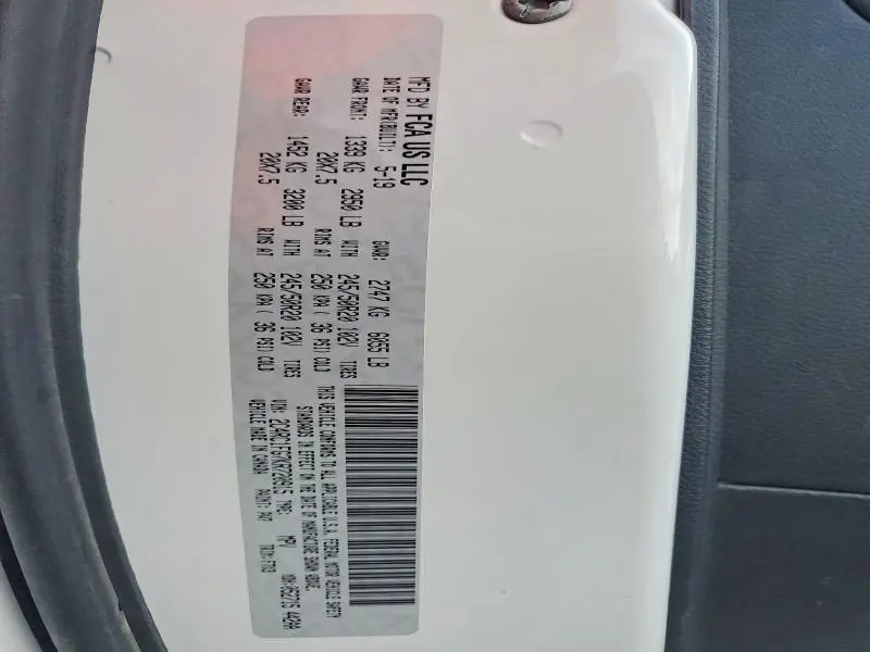 2019 CHRYSLER PACIFICA TOURING PLUS  