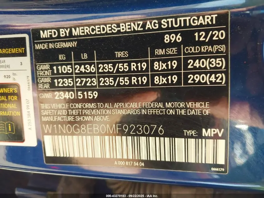 2021 MERCEDES-BENZ GLC 300 4MATIC SUV