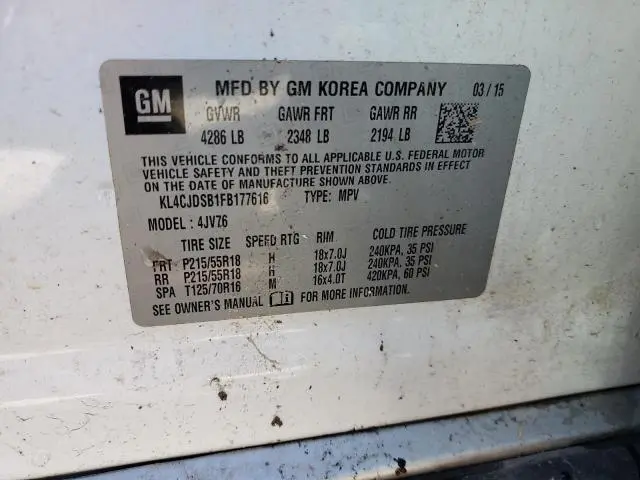 2015 BUICK ENCORE PREMIUM  