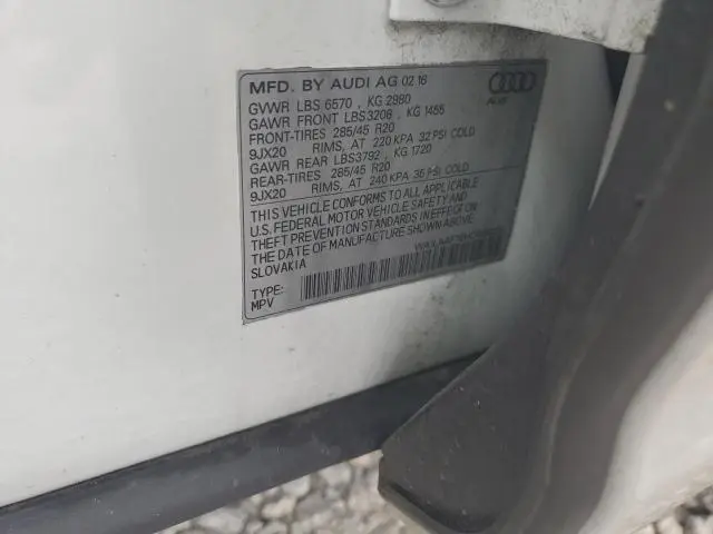 2017 AUDI Q7 PREMIUM PLUS  