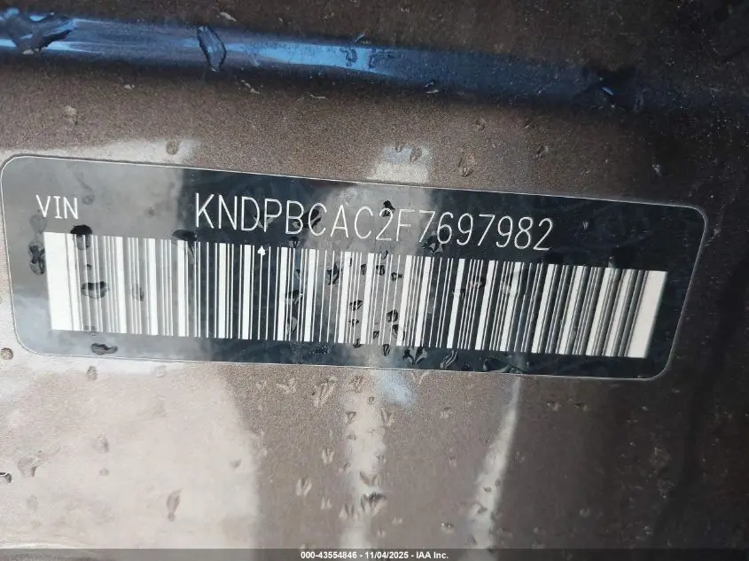 2015 KIA SPORTAGE LX