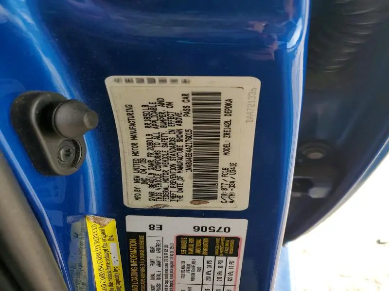 2010 TOYOTA COROALLA   