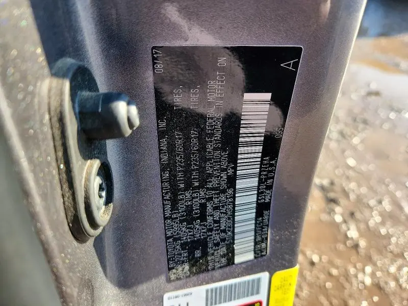 2017 TOYOTA SIENNA LE 8-PASSENGER  