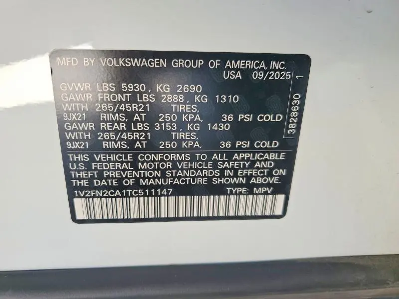 2026 VOLKSWAGEN ATLAS SEL PREMIUM R-LINE  