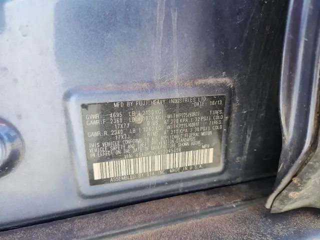 2014 SUBARU OUTBACK 3.6R LIMITED  