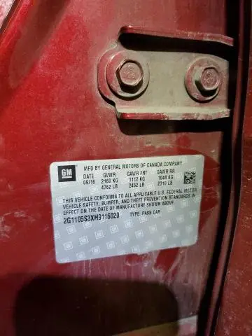 2017 CHEVROLET IMPALA LT  