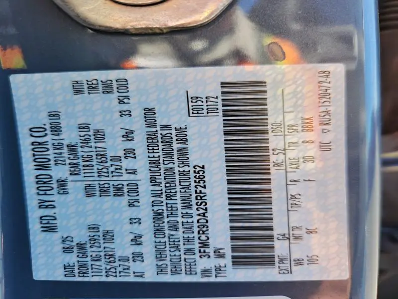 2025 FORD BRONCO SPORT BADLANDS  