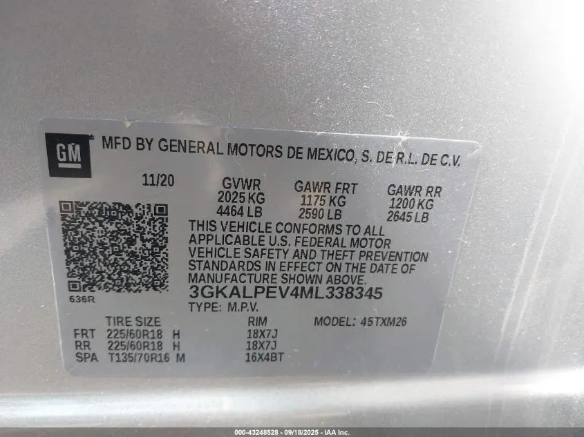 2021 GMC TERRAIN FWD SLT