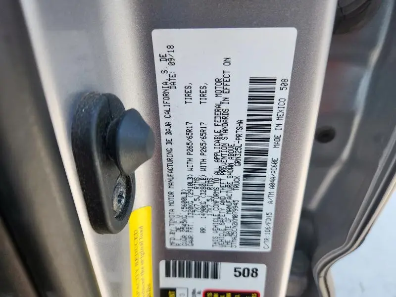 2019 TOYOTA TACOMA DOUBLE CAB  