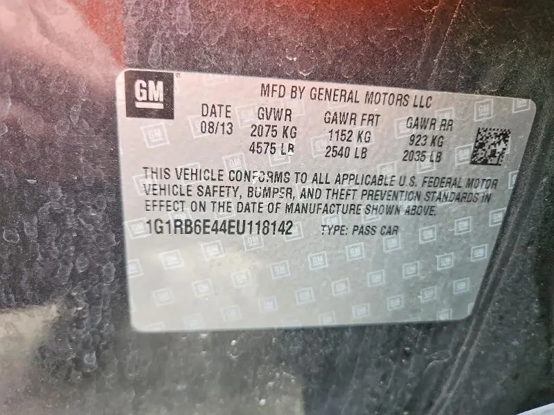 2014 CHEVROLET VOLT   
