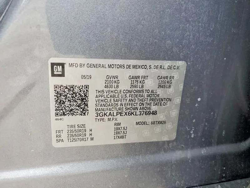 2019 GMC TERRAIN SLT  