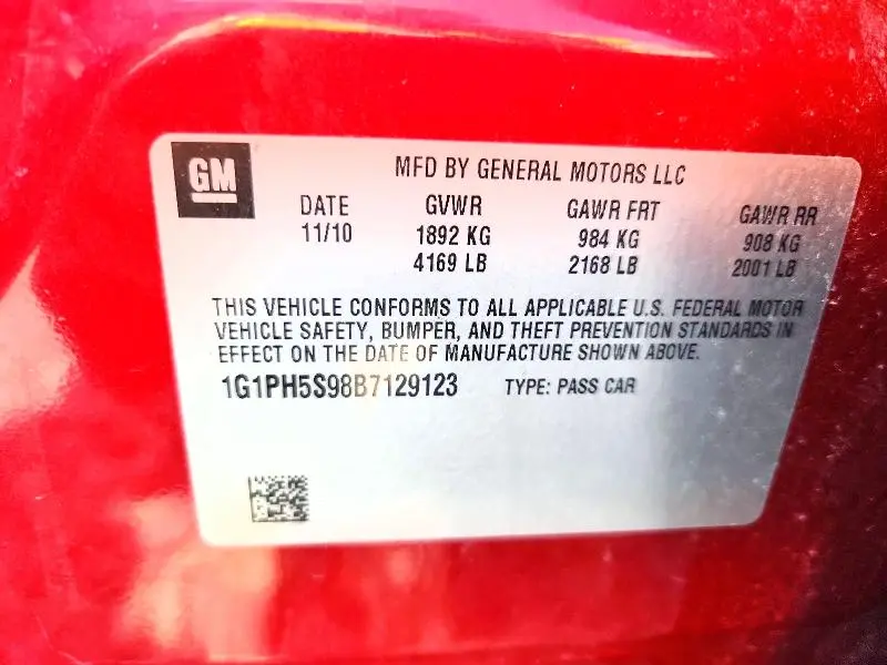 2011 CHEVROLET CRUZE LTZ  