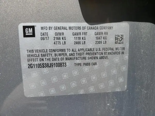 2018 CHEVROLET IMPALA LT  