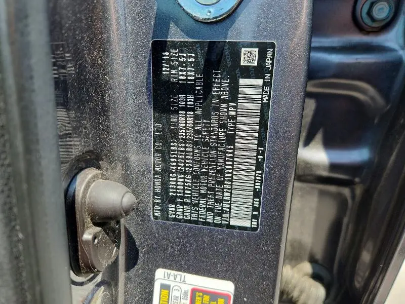 2019 HONDA CR-V EXL  