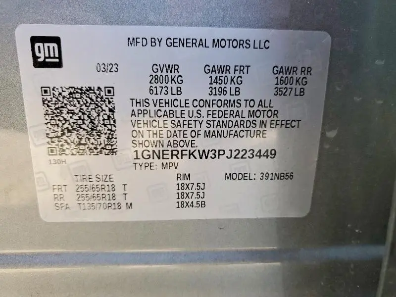 2023 CHEVROLET TRAVERSE LS  