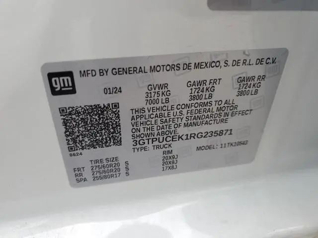 2024 GMC SIERRA K1500 ELEVATION  