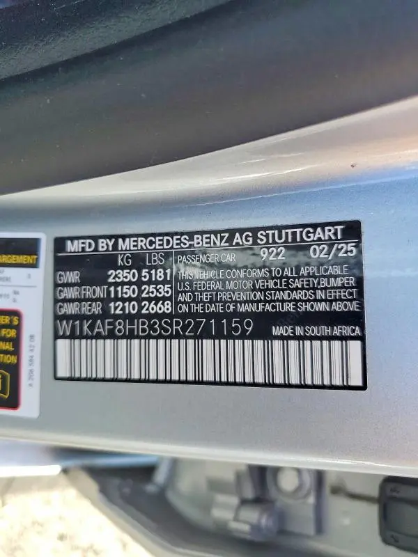 2025 MERCEDES-BENZ C 43 AMG  