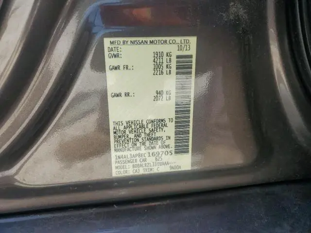 2014 NISSAN ALTIMA 2.5  