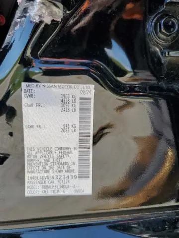 2025 NISSAN ALTIMA SV  