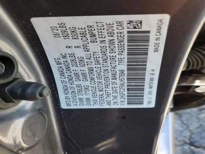 2020 HONDA CIVIC   