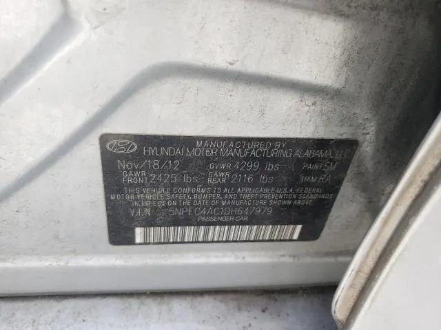 2013 HYUNDAI SONATA SE  