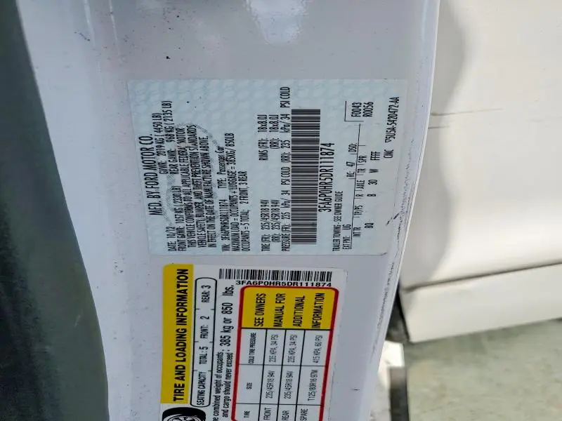 2013 FORD FUSION SE  