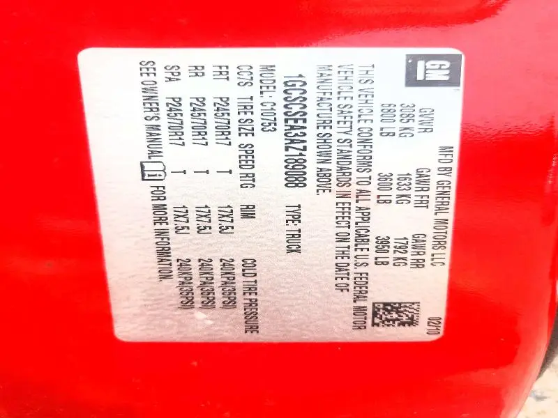 2010 CHEVROLET SILVERADO C1500 LT  