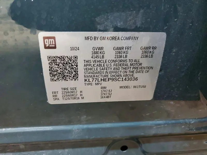 2025 CHEVROLET TRAX 1LT  