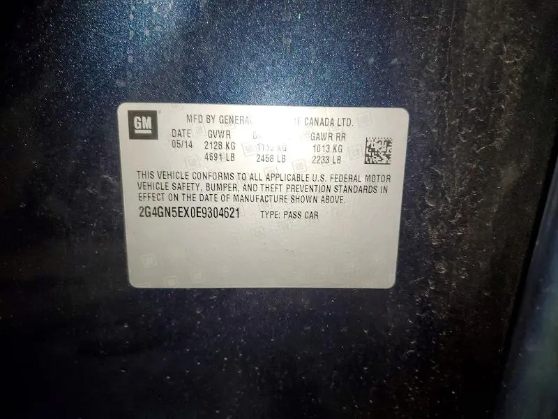 2014 BUICK REGAL PREMIUM  