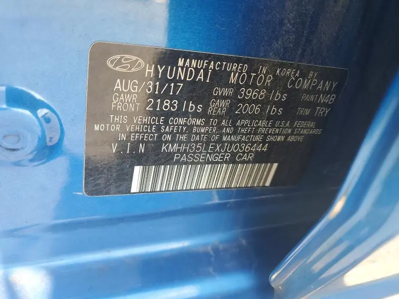 2018 HYUNDAI ELANTRA GT BASE  
