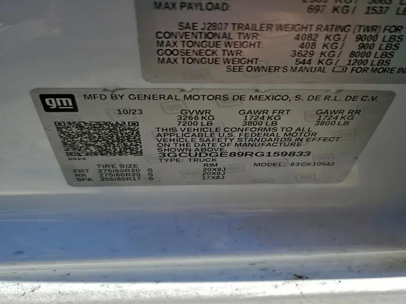 2024 CHEVROLET SILVERADO K1500 LTZ  