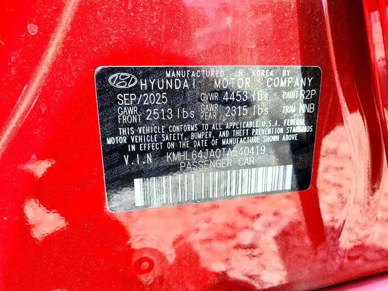 2026 HYUNDAI SONATA SEL SPORT  