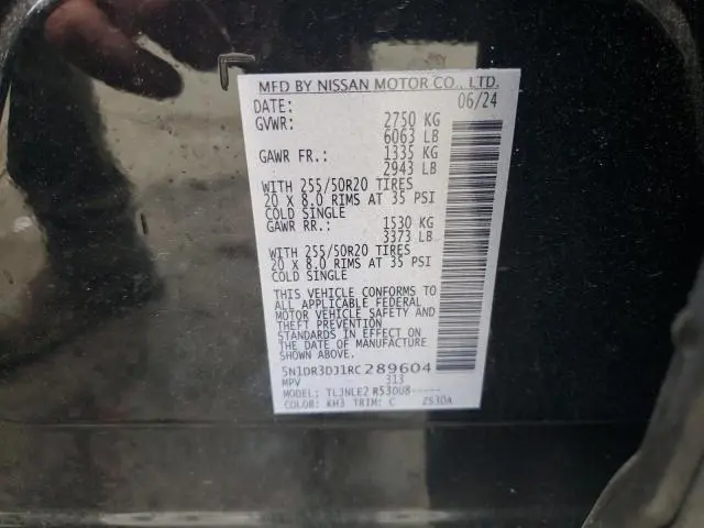 2024 NISSAN PATHFINDER PLATINUM  