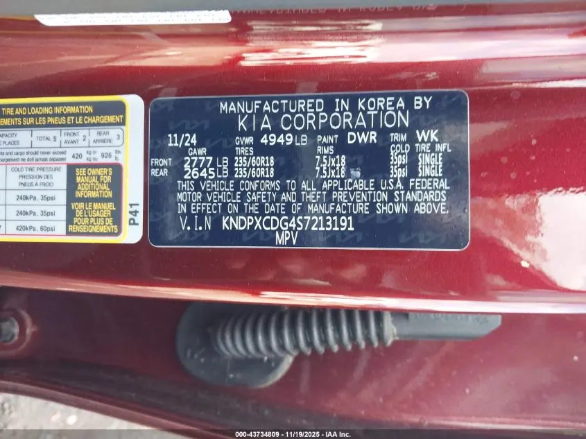 2025 KIA SPORTAGE HYBRID SX-PRESTIGE