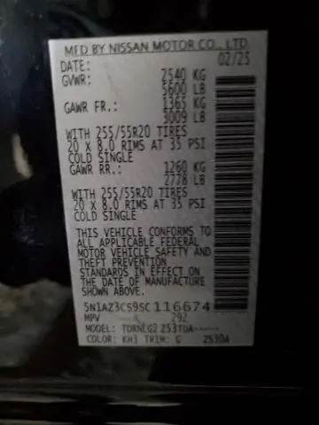 2025 NISSAN MURANO SL  