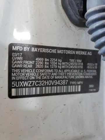 2017 BMW X3 SDRIVE28I  