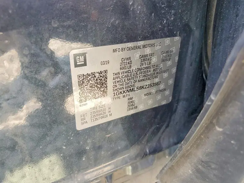 2019 GMC ACADIA SLT-1  
