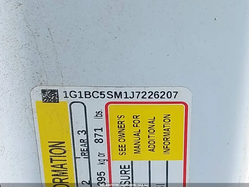 2018 CHEVROLET CRUZE LS AUTO