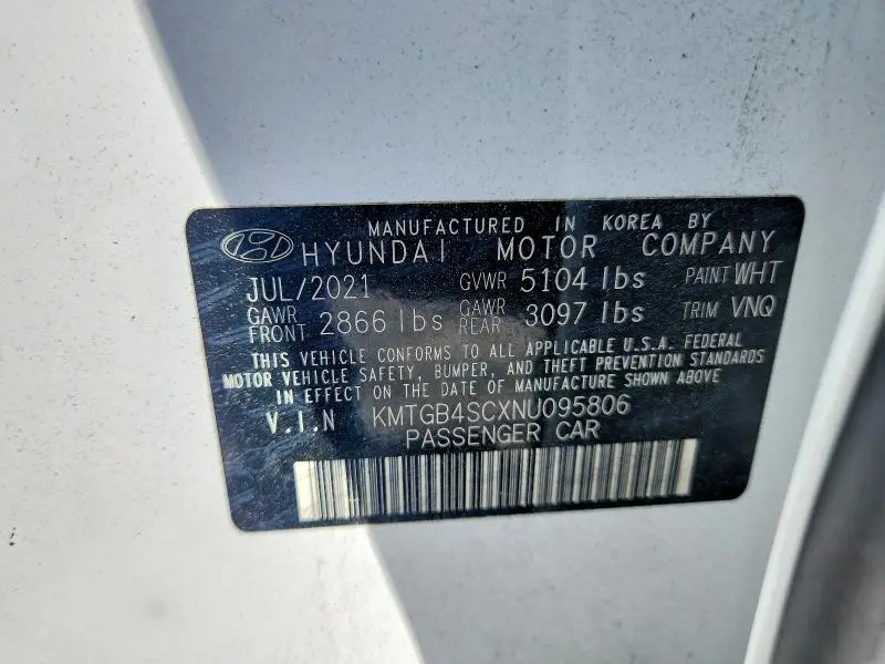 2022 GENESIS G80 2.5T  