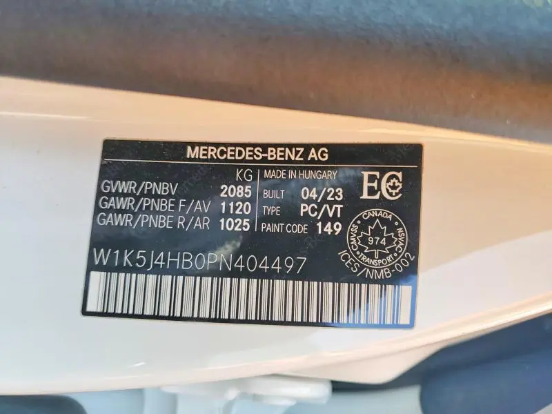 2023 MERCEDES-BENZ CLA 250 4MATIC  