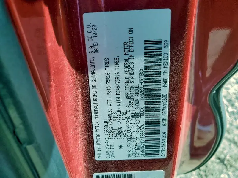 2021 TOYOTA TACOMA ACCESS CAB  