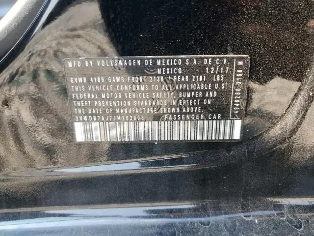 2018 VOLKSWAGEN JETTA SE  