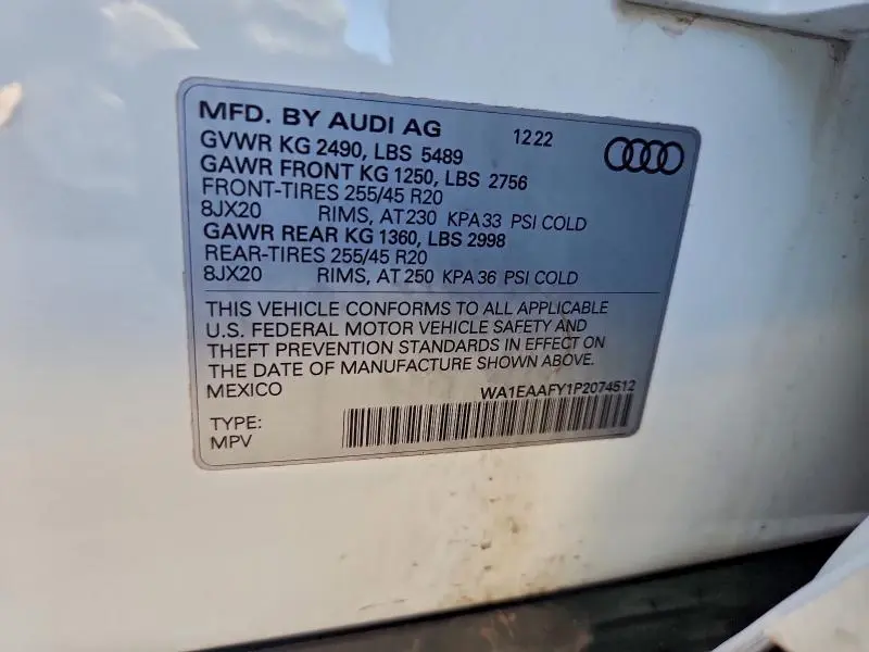 2023 AUDI Q5 PREMIUM PLUS 45  